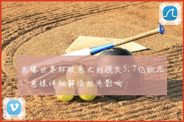 无缘世界杯致意大利损失5.7亿欧元，意媒详细解读经济影响